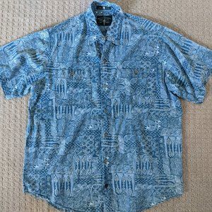Royal Robbins Men's Hawaiian Shirt w/Pocket Size Large (A309)